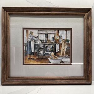 Framed Reproduction of "Kitchen Bath" by Trisha Romance